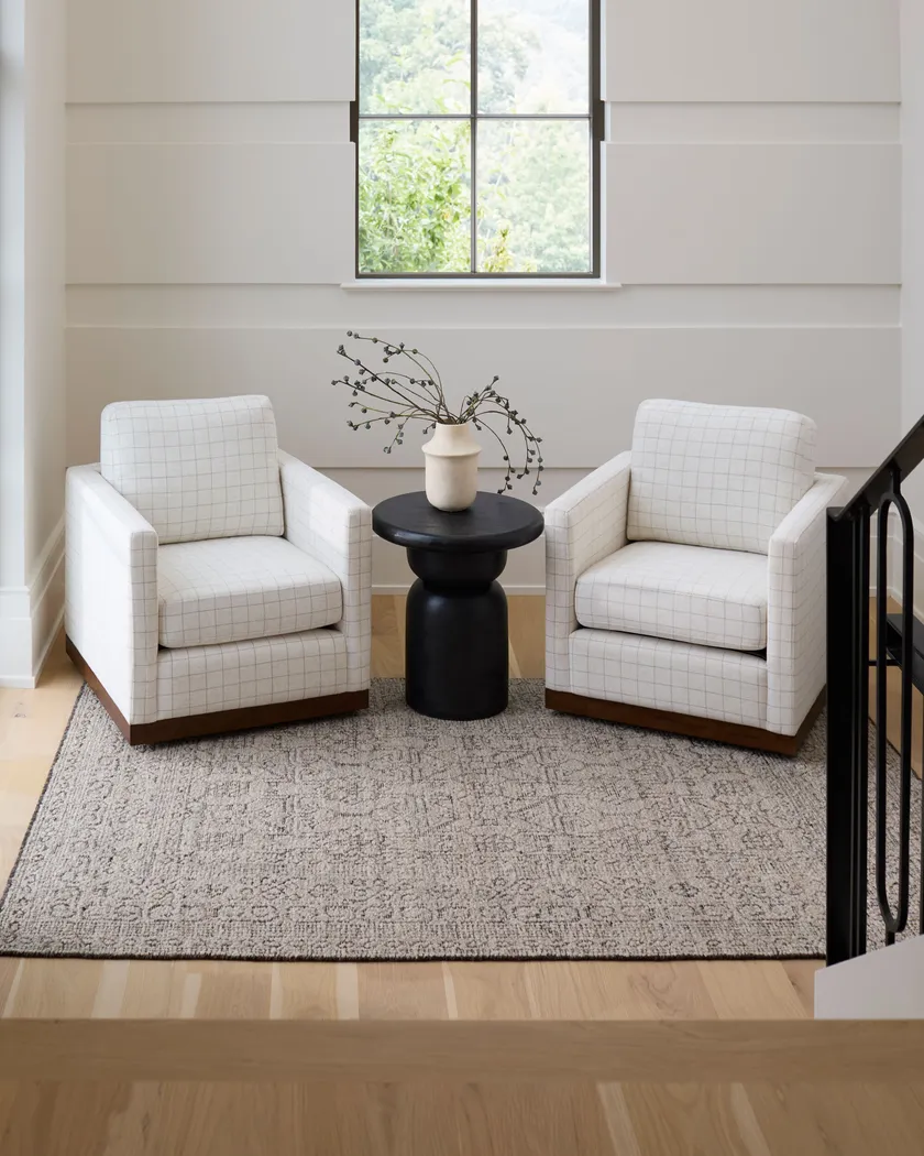 Alleta I Beige Swivel Accent Chair - Thumbnail - Image 2