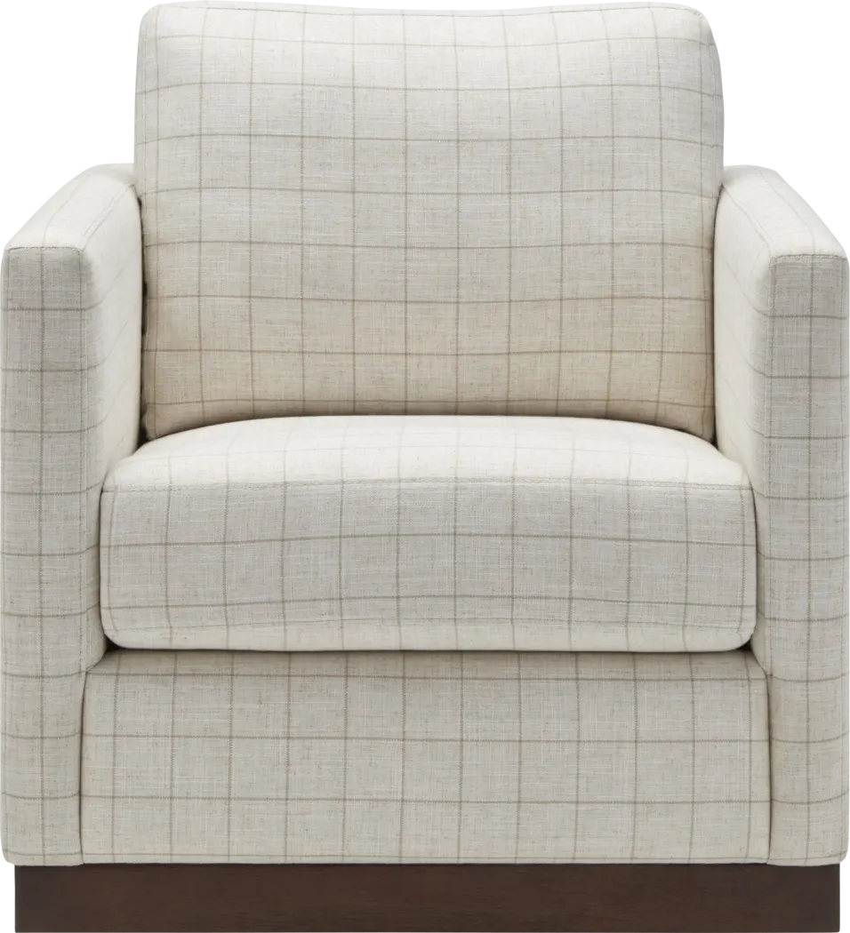Alleta I Beige Swivel Accent Chair - Thumbnail - Image 3