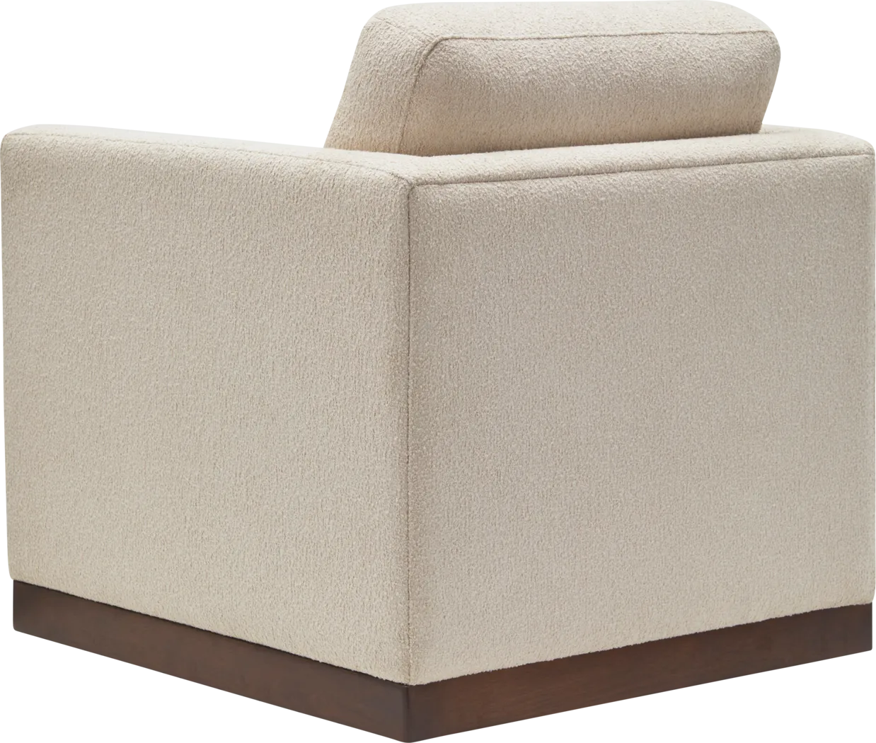 Alleta II Beige Swivel Accent Chair - Thumbnail - Image 4