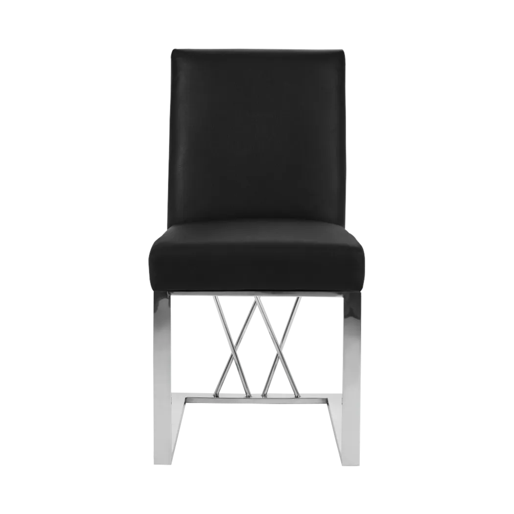 Allforth Black Dining Chair - Thumbnail - Image 2