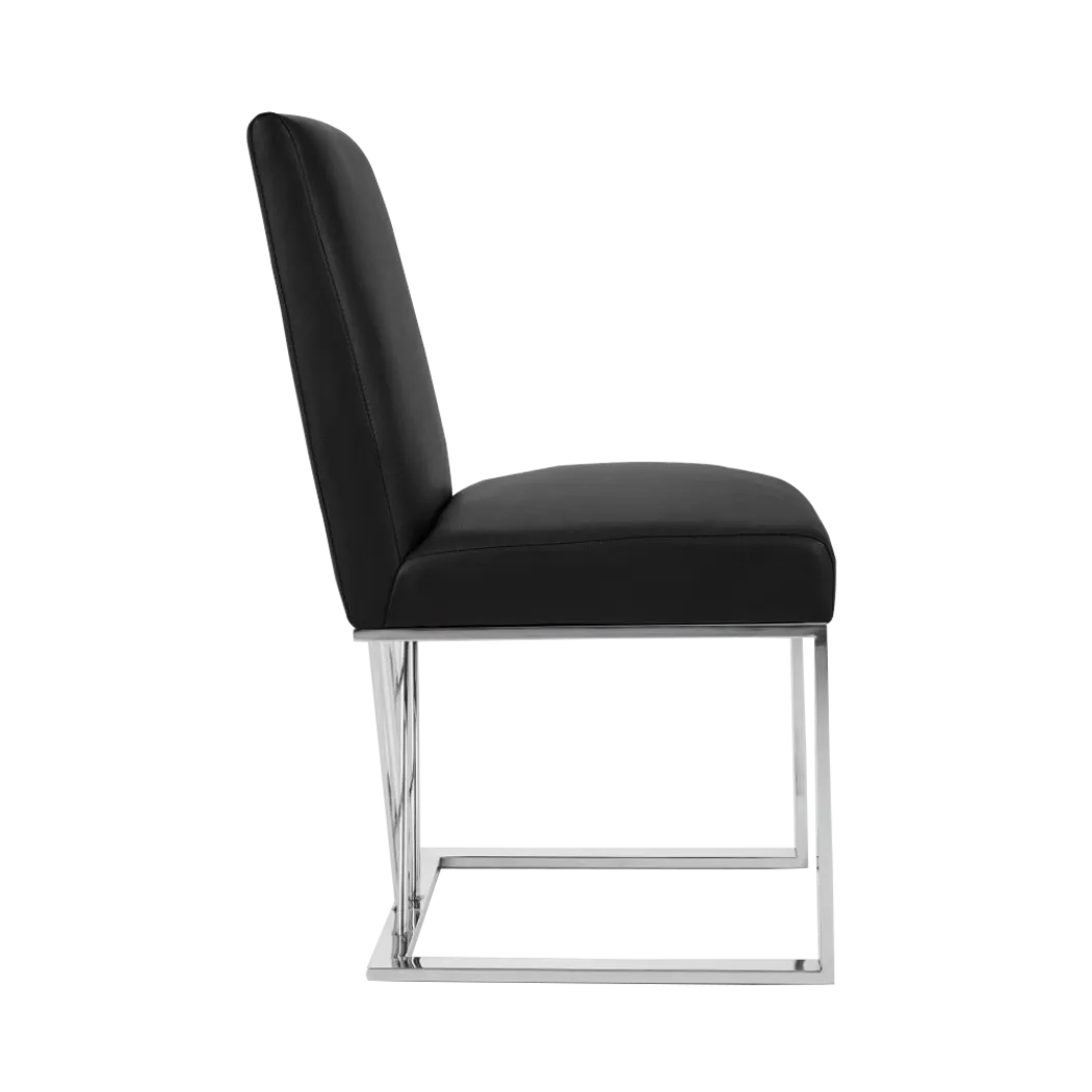 Allforth Black Dining Chair - Thumbnail - Image 3