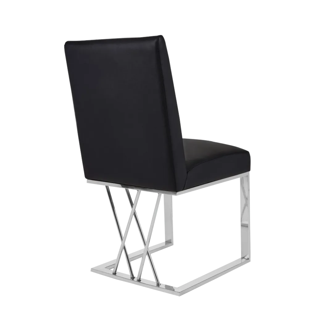 Allforth Black Dining Chair - Thumbnail - Image 4