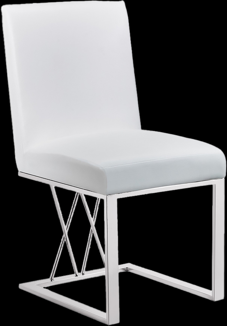 Allforth White Dining Chair - Thumbnail - Image 1