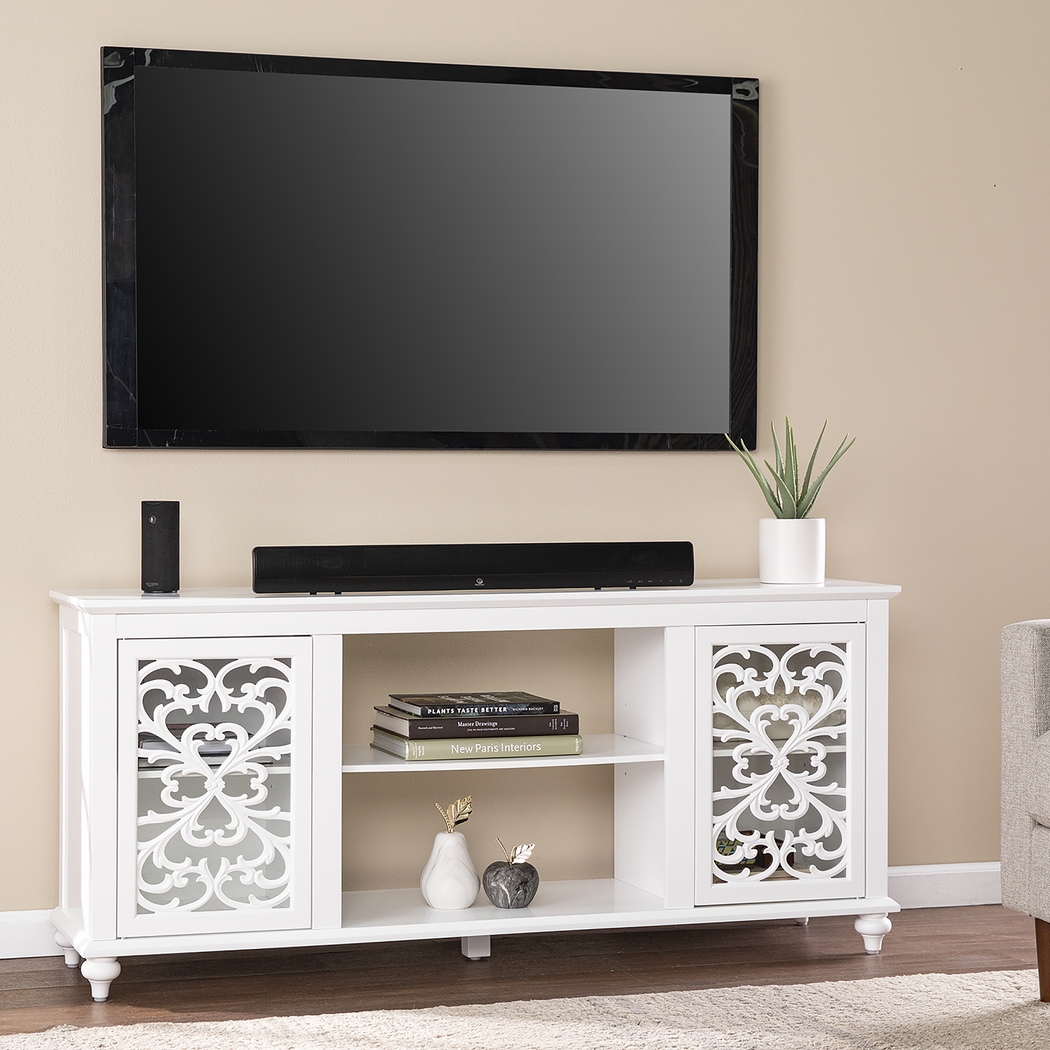 Allgehenny White 58 in. Console - Thumbnail - Image 2