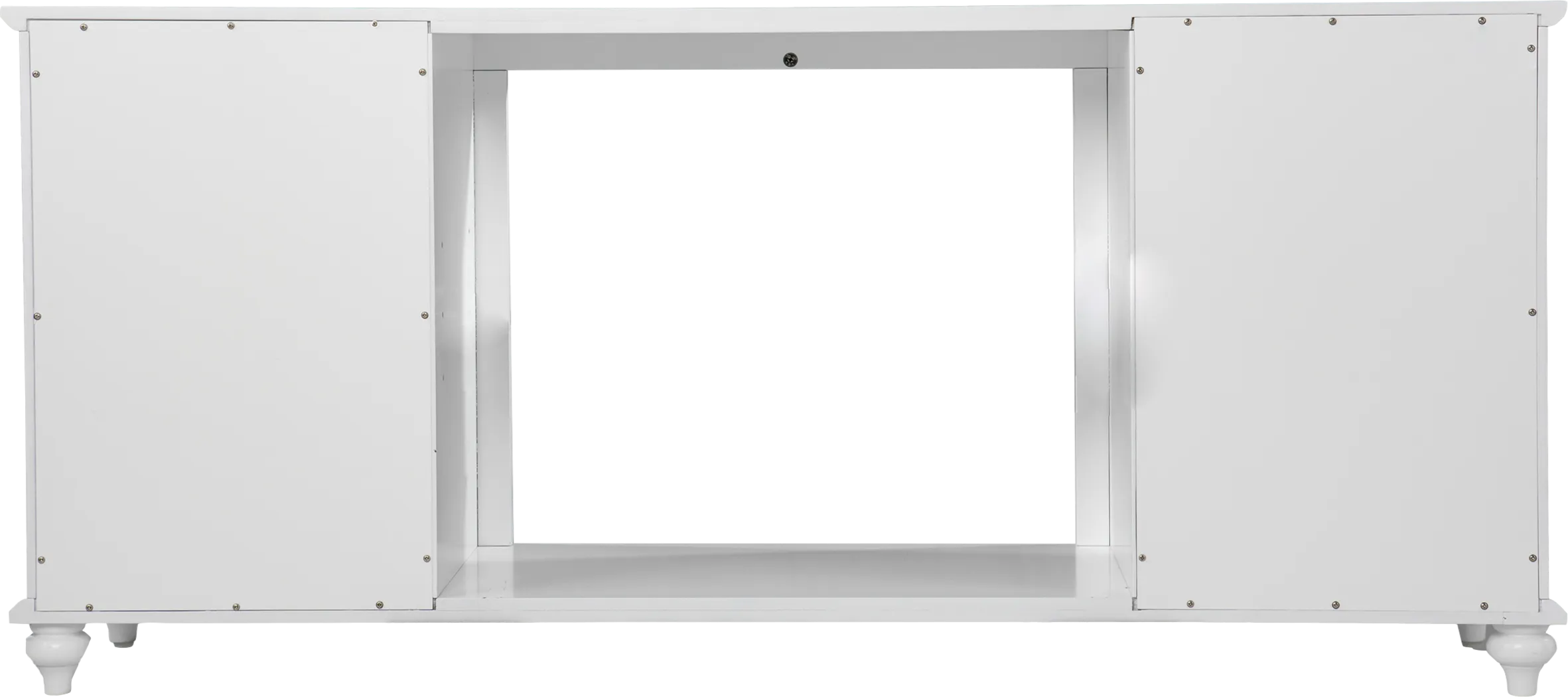 Allgehenny IV White 58 in. Console, With Touch Panel Electric Fireplace - Image 7