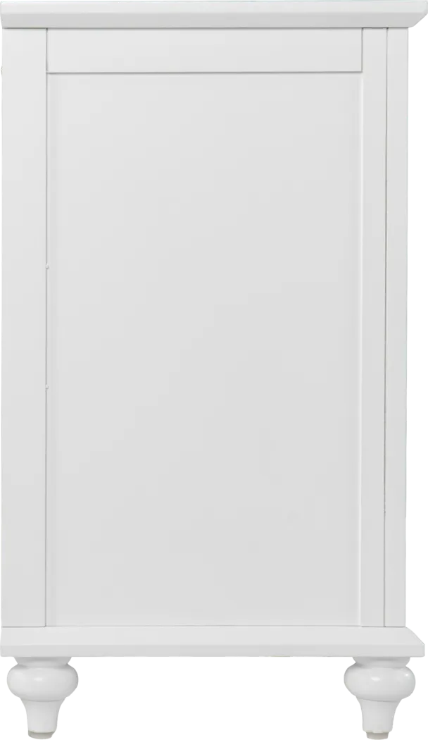 Allgehenny IV White 58 in. Console, With Touch Panel Electric Fireplace - Image 8