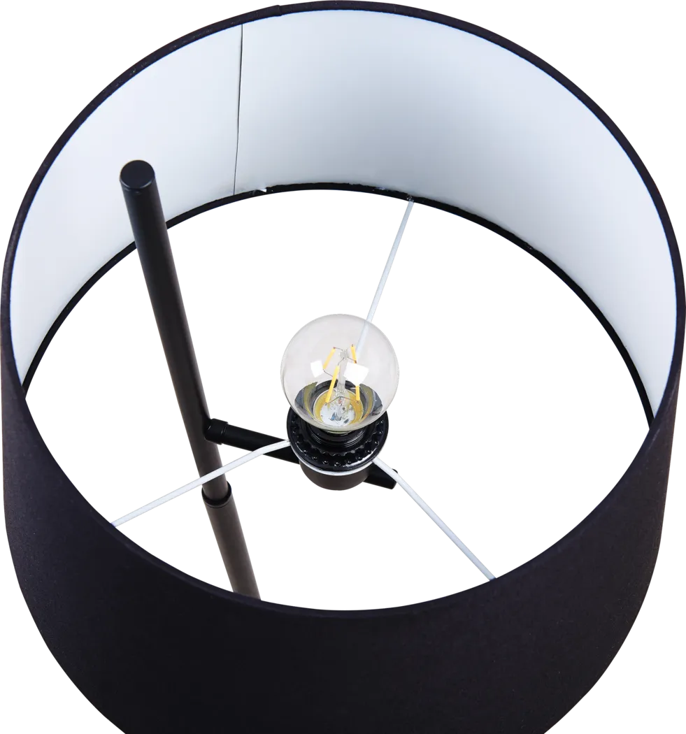 Alliare Black Floor Lamp - Thumbnail - Image 3