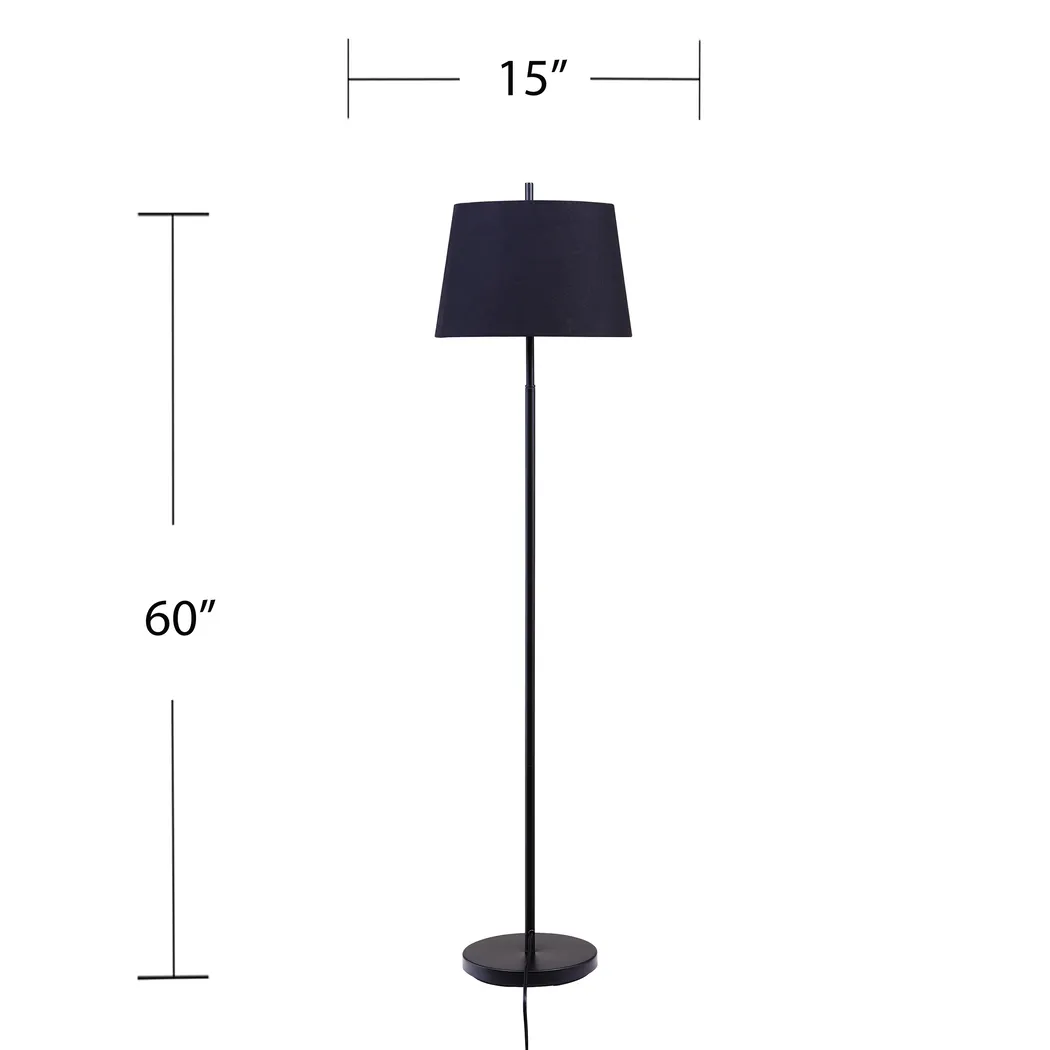Alliare Black Floor Lamp - Thumbnail - Image 8