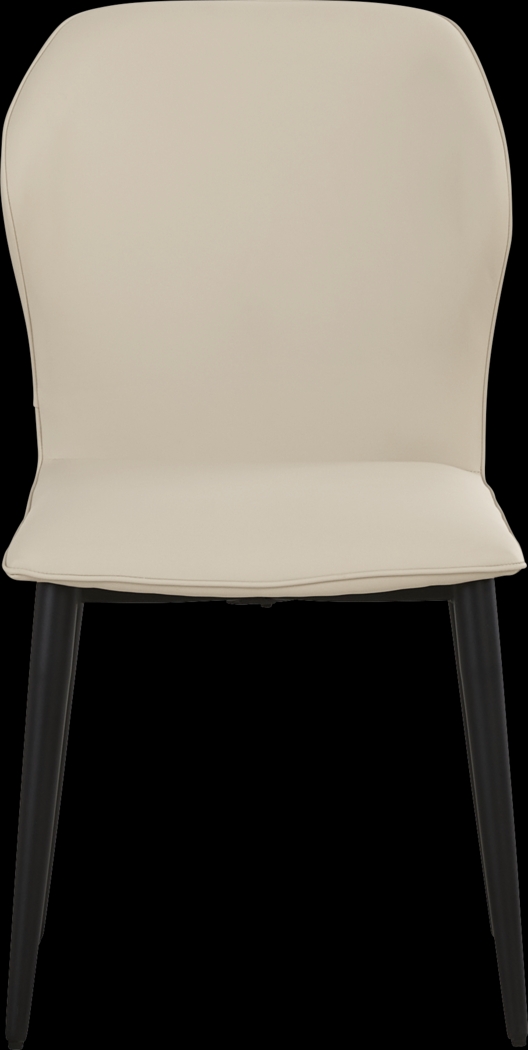 Allici Beige Side Chair - Thumbnail - Image 2