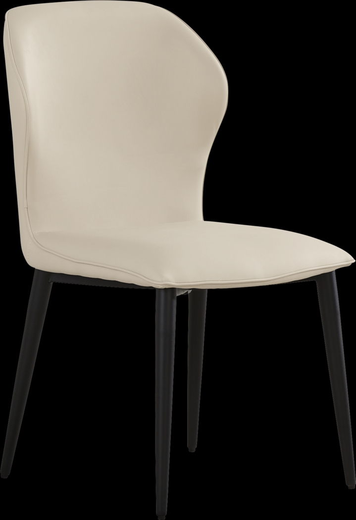 Allici Beige Side Chair - Thumbnail - Image 1