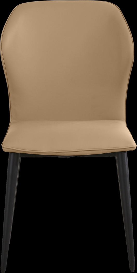 Allici Caramel Side Chair - Thumbnail - Image 3