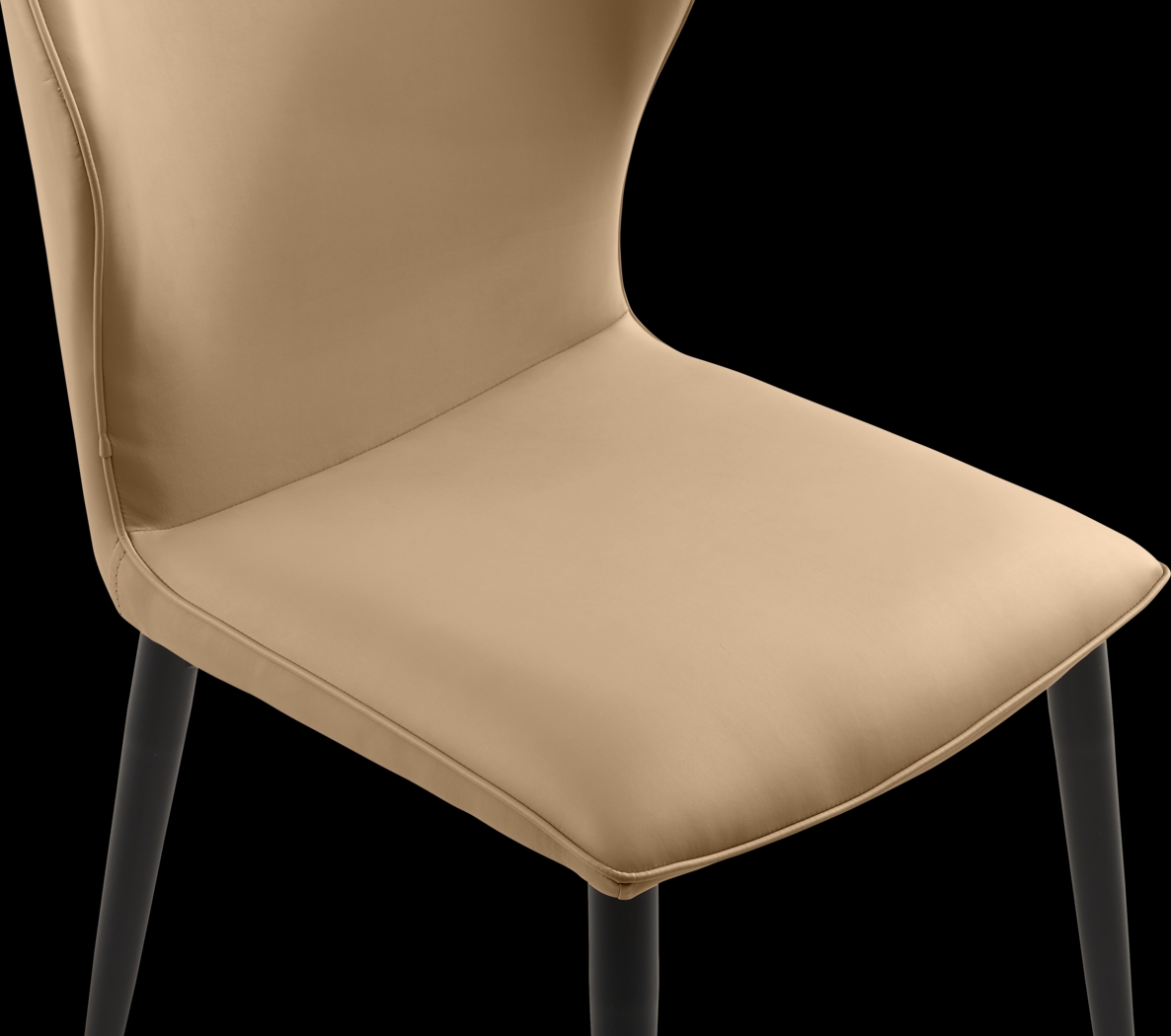 Allici Caramel Side Chair - Thumbnail - Image 4