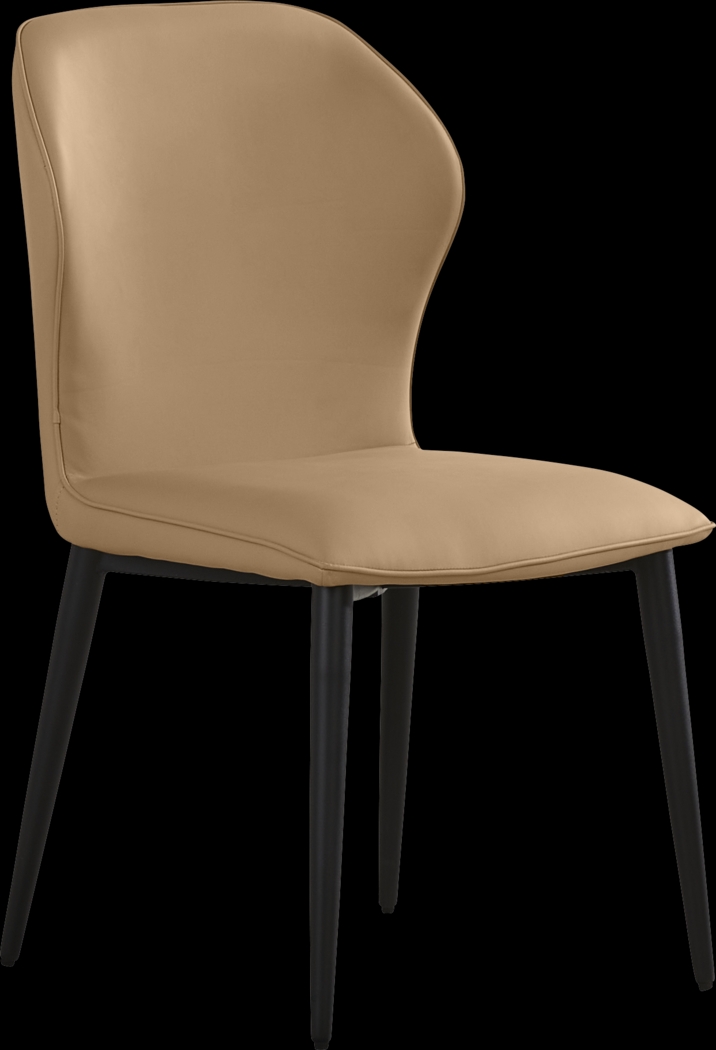 Allici Caramel Side Chair - Thumbnail - Image 1