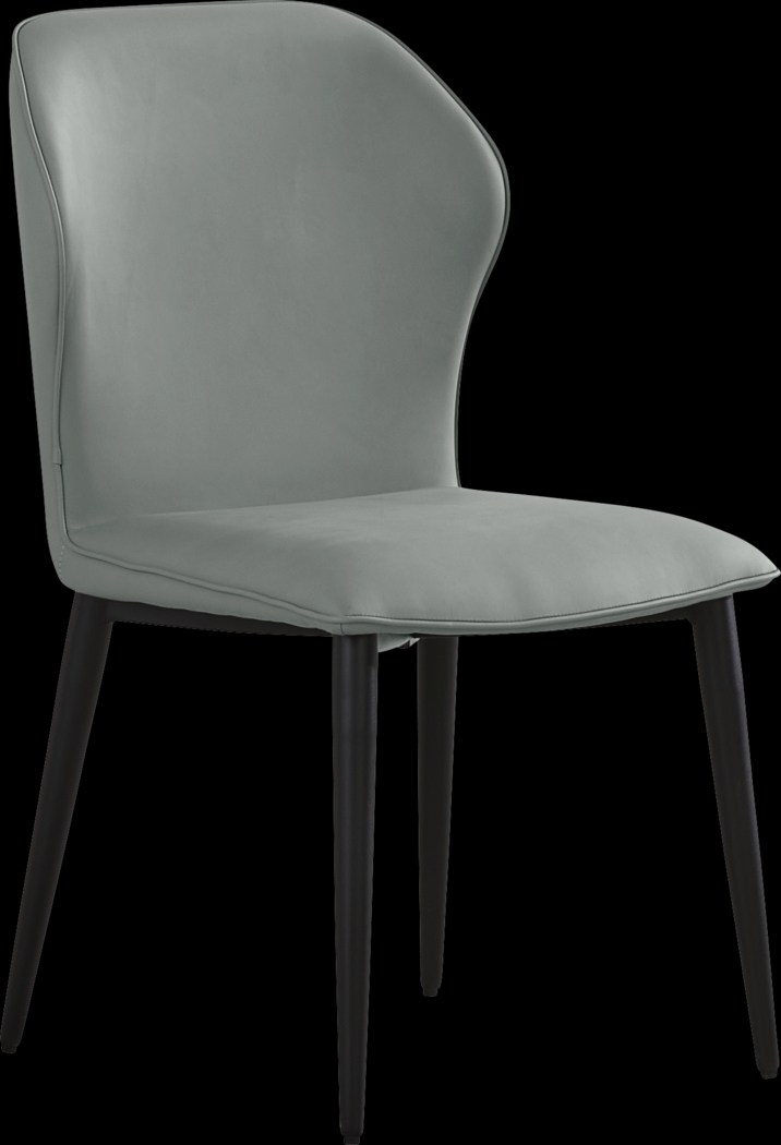 Allici Charcoal Side Chair - Thumbnail - Image 1