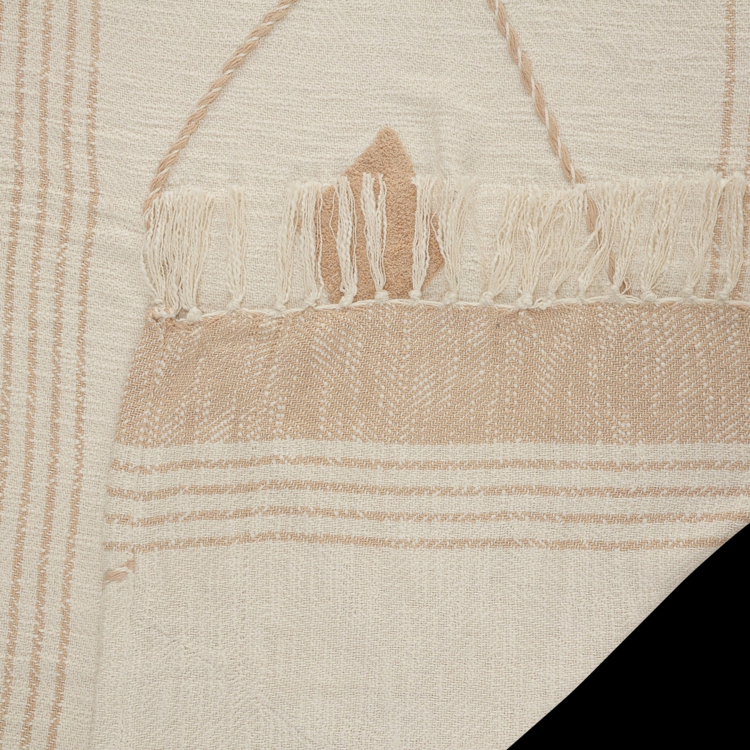 Allico Beige Throw Blanket - Thumbnail - Image 6