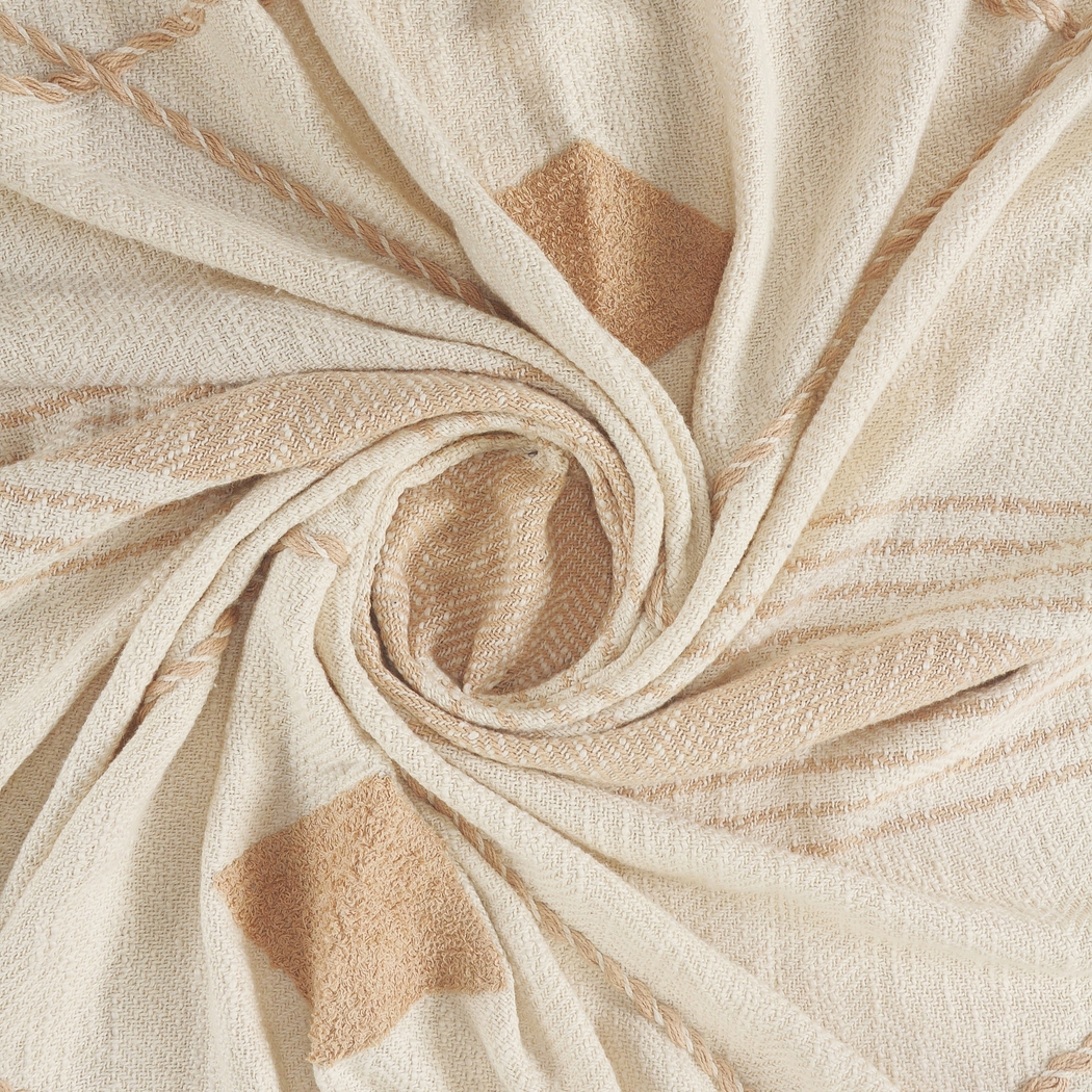 Allico Beige Throw Blanket - Thumbnail - Image 8