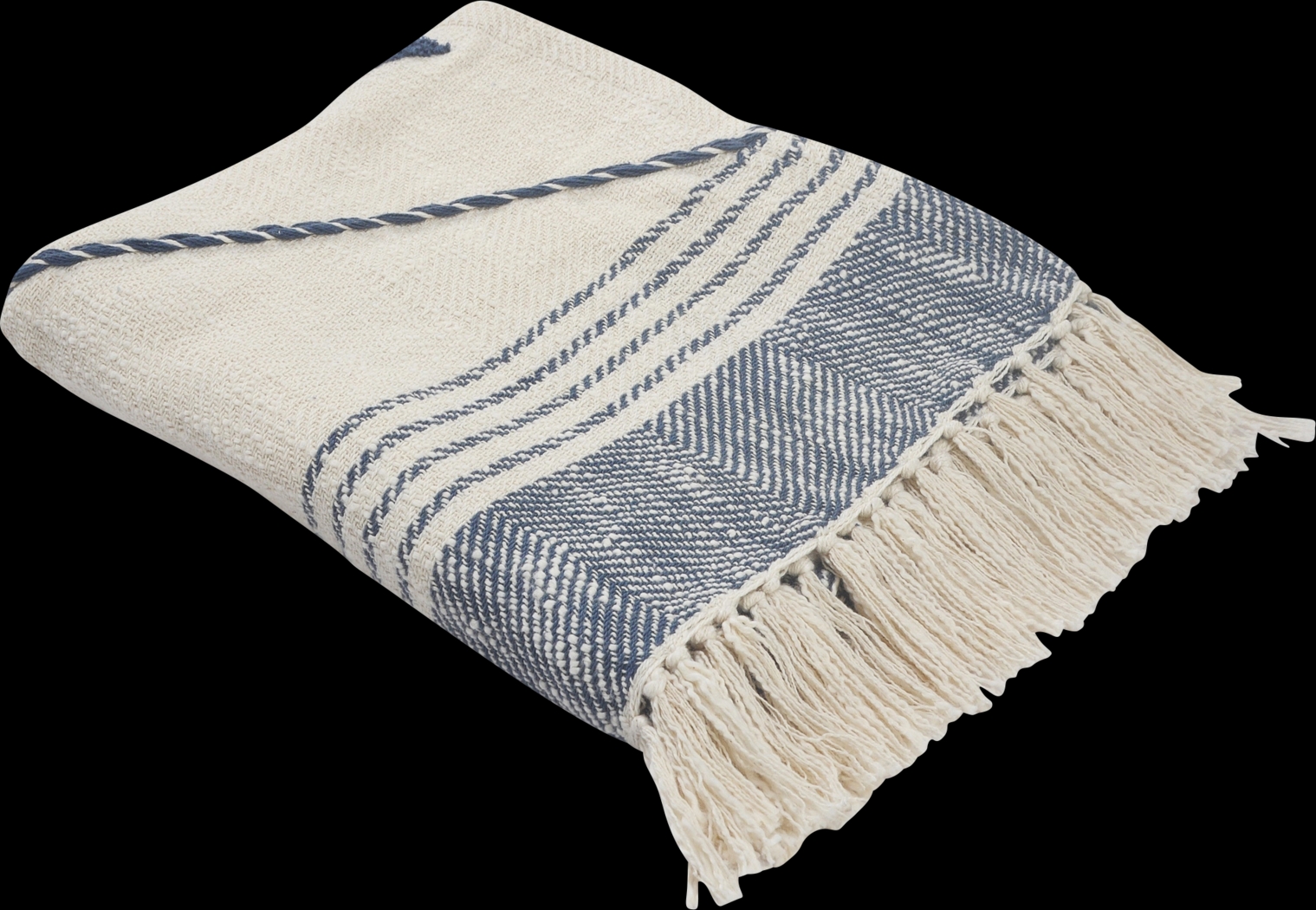 Allico Blue Throw Blanket - Thumbnail - Image 3
