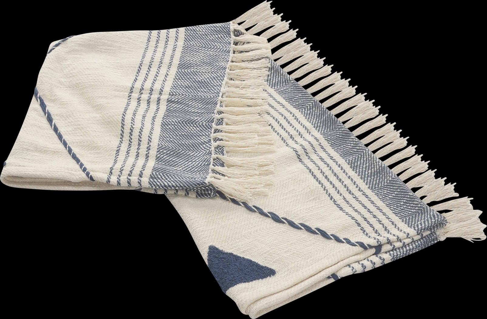 Allico Blue Throw Blanket - Thumbnail - Image 4