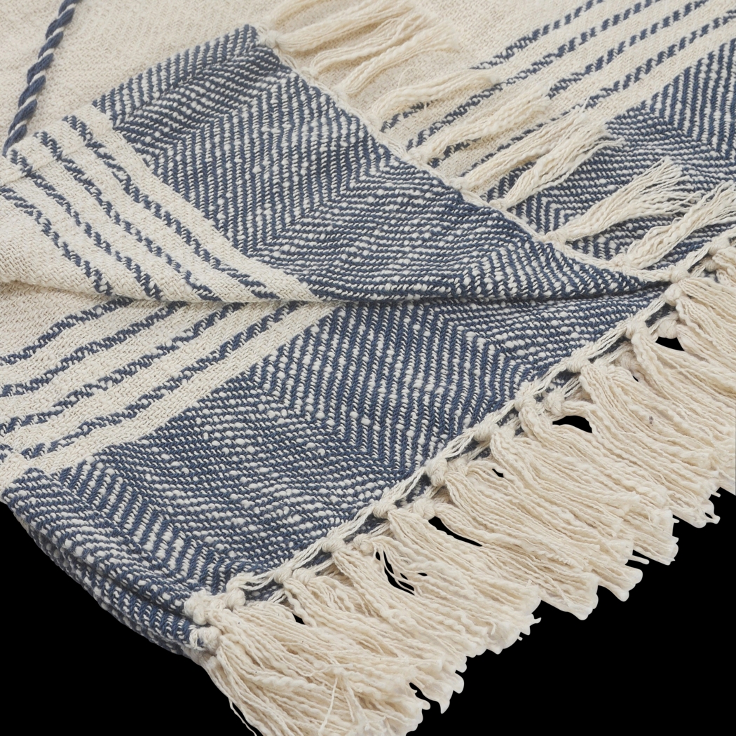 Allico Blue Throw Blanket - Thumbnail - Image 5
