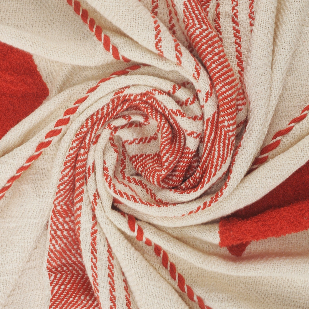 Allico Red Throw Blanket - Thumbnail - Image 8