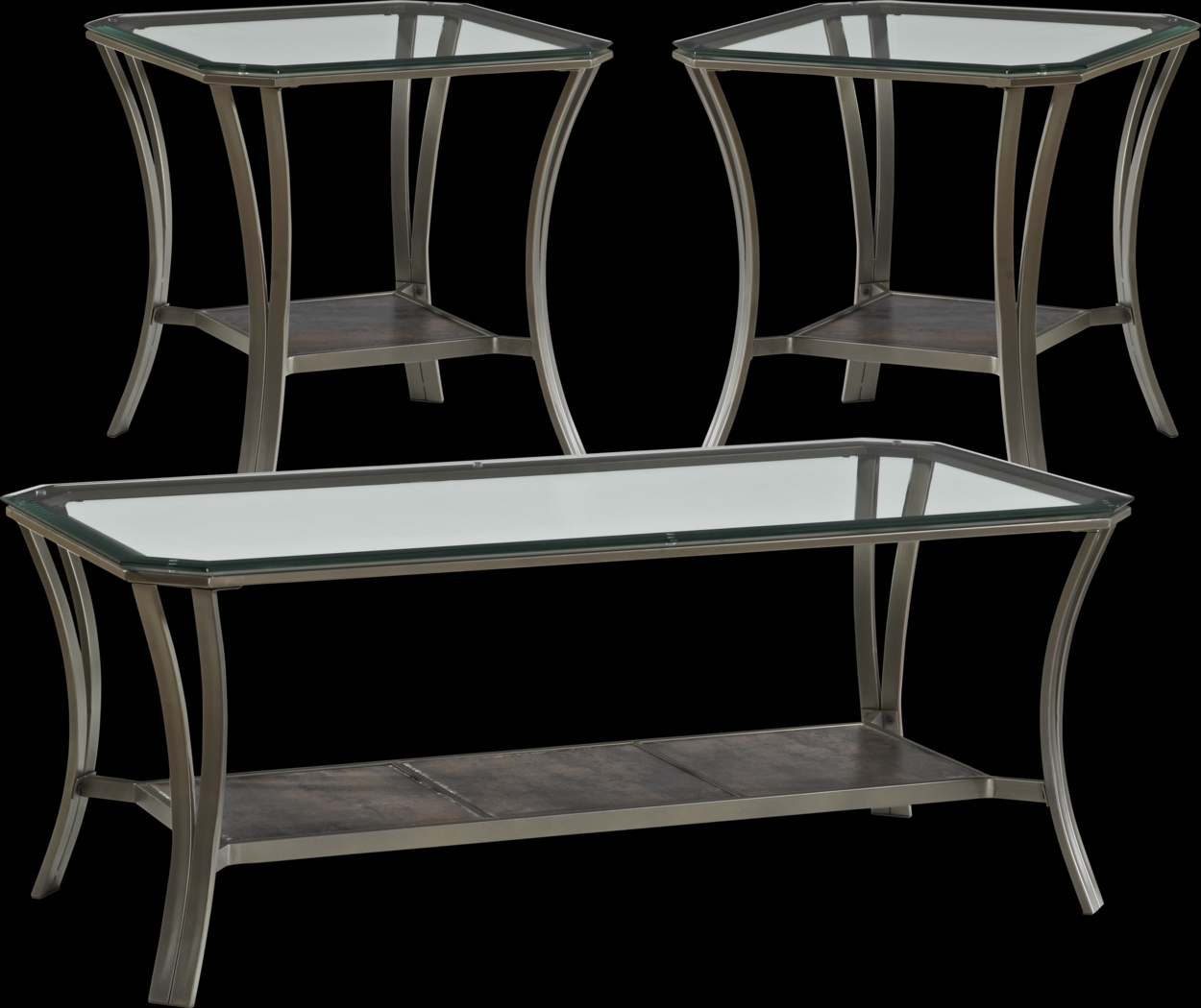 Dennin Heights Beige 8 Pc Living Room - Thumbnail - Image 12