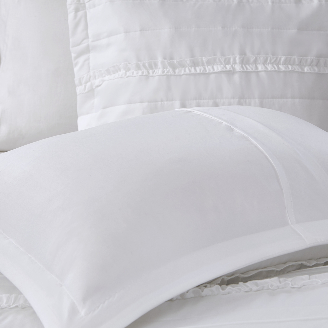 Allinda White 5 Pc California King Comforter Set - Thumbnail - Image 7