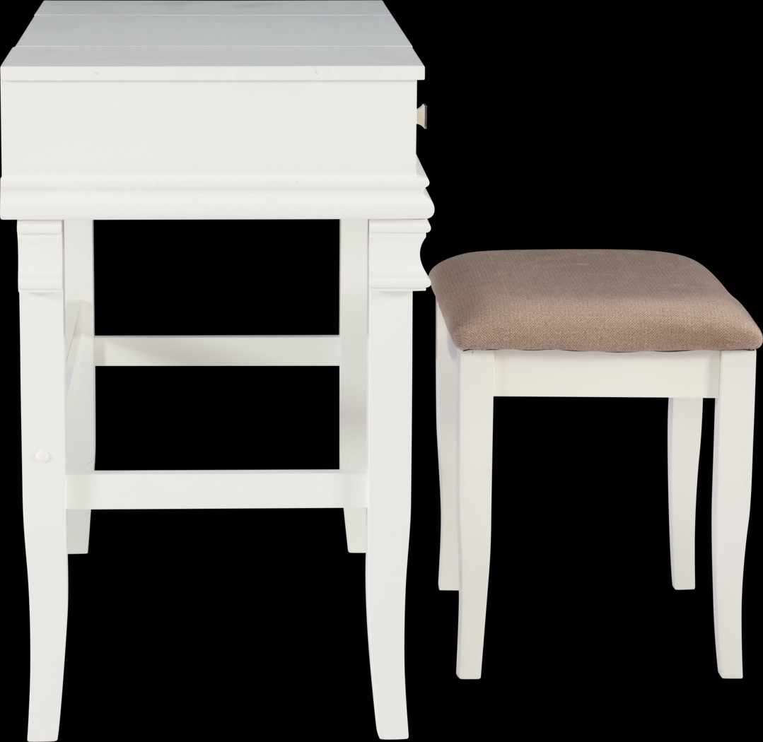 Alline White Vanity Set - Thumbnail - Image 9