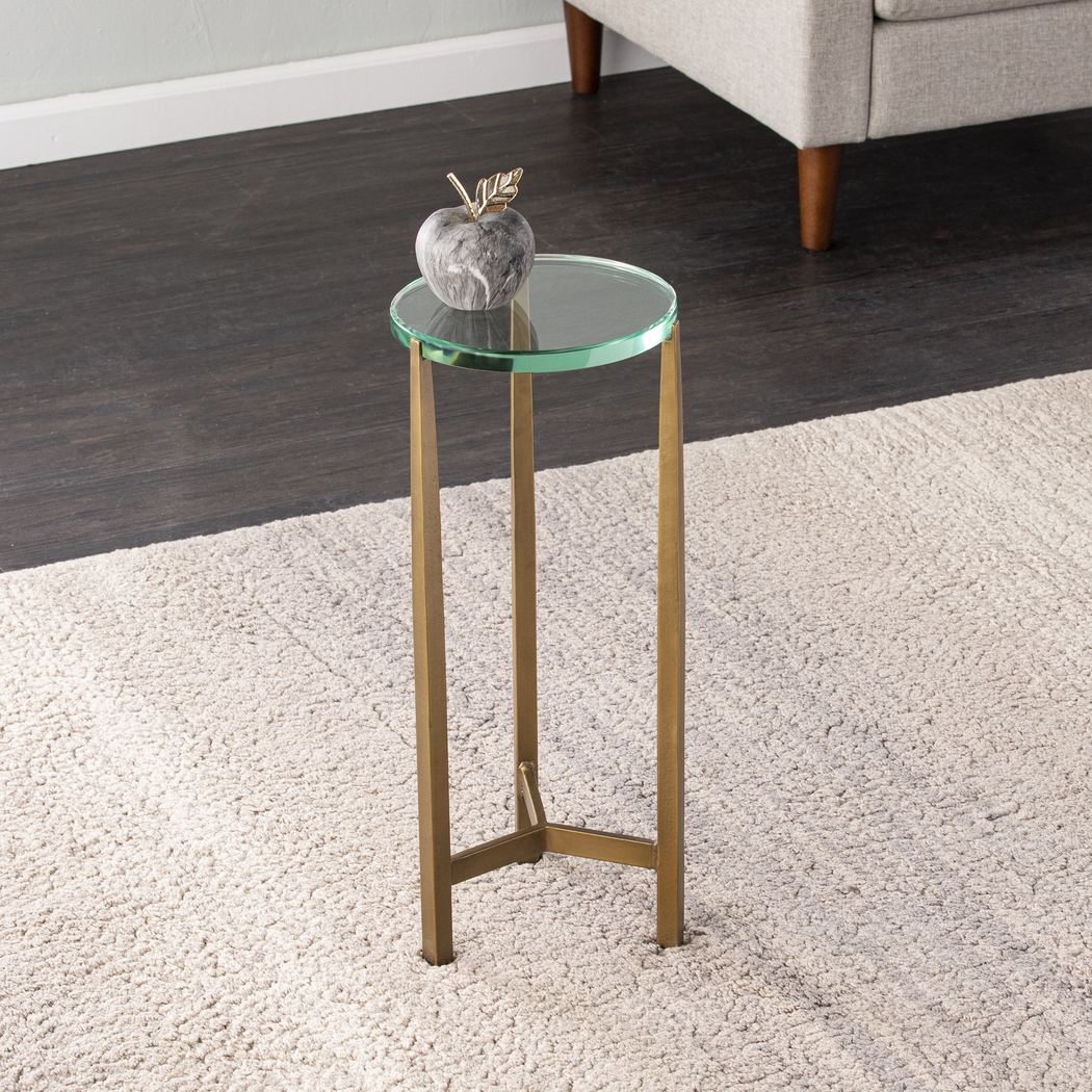 Alliquippa Brass End Table - Thumbnail - Image 3