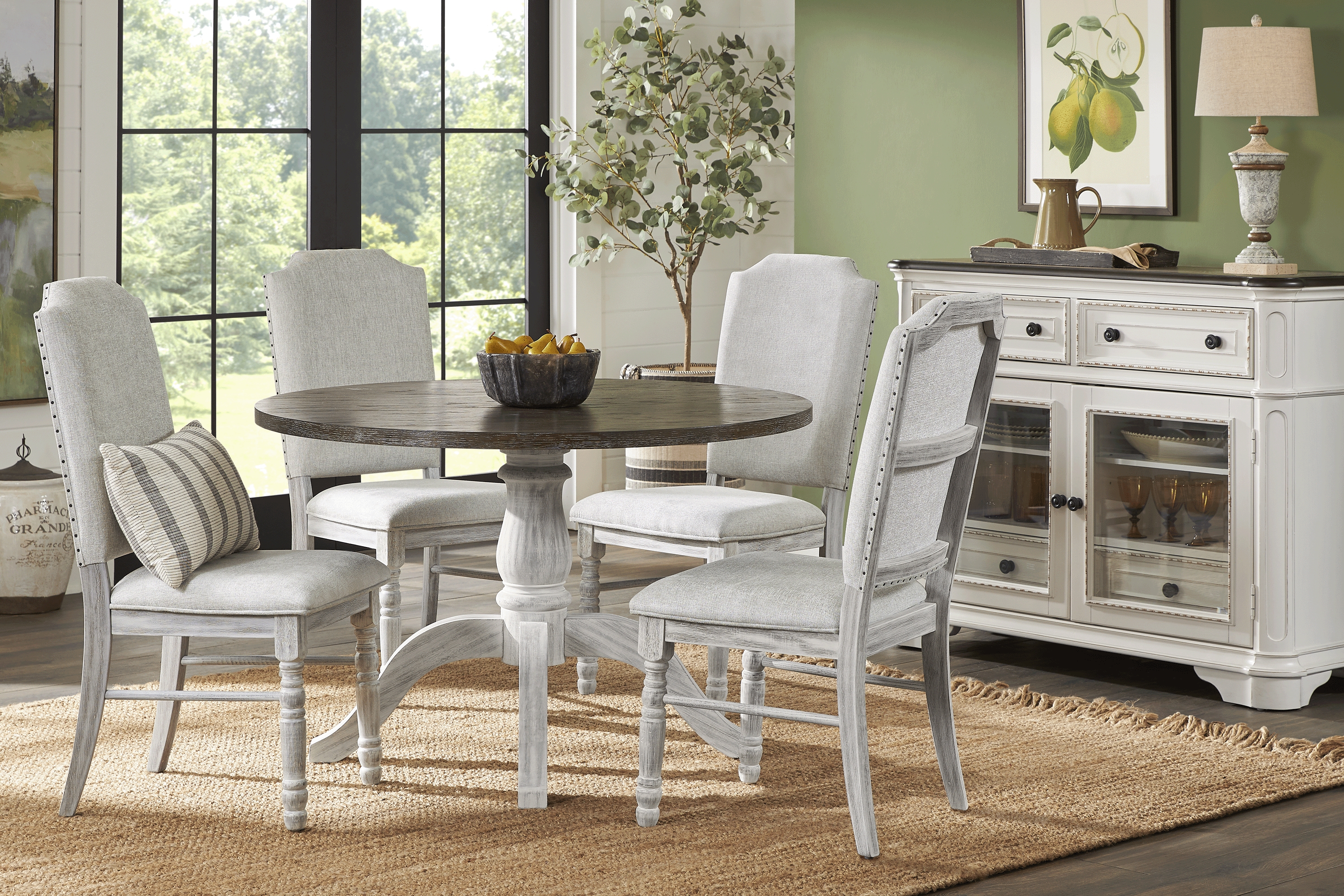 Allison Ridge White 5 Pc Dining Room - Thumbnail - Image 1