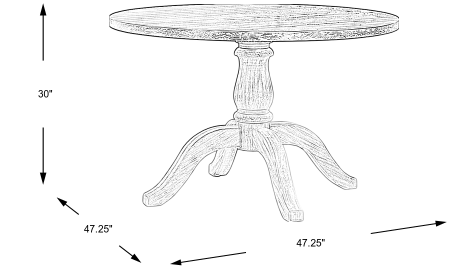Dimension Image. Please refer to the Dimension Tab on this page for dimension details.