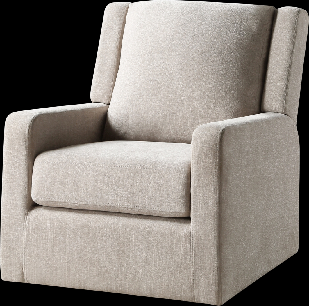 Allister Oatmeal Accent Chair - Thumbnail - Image 1