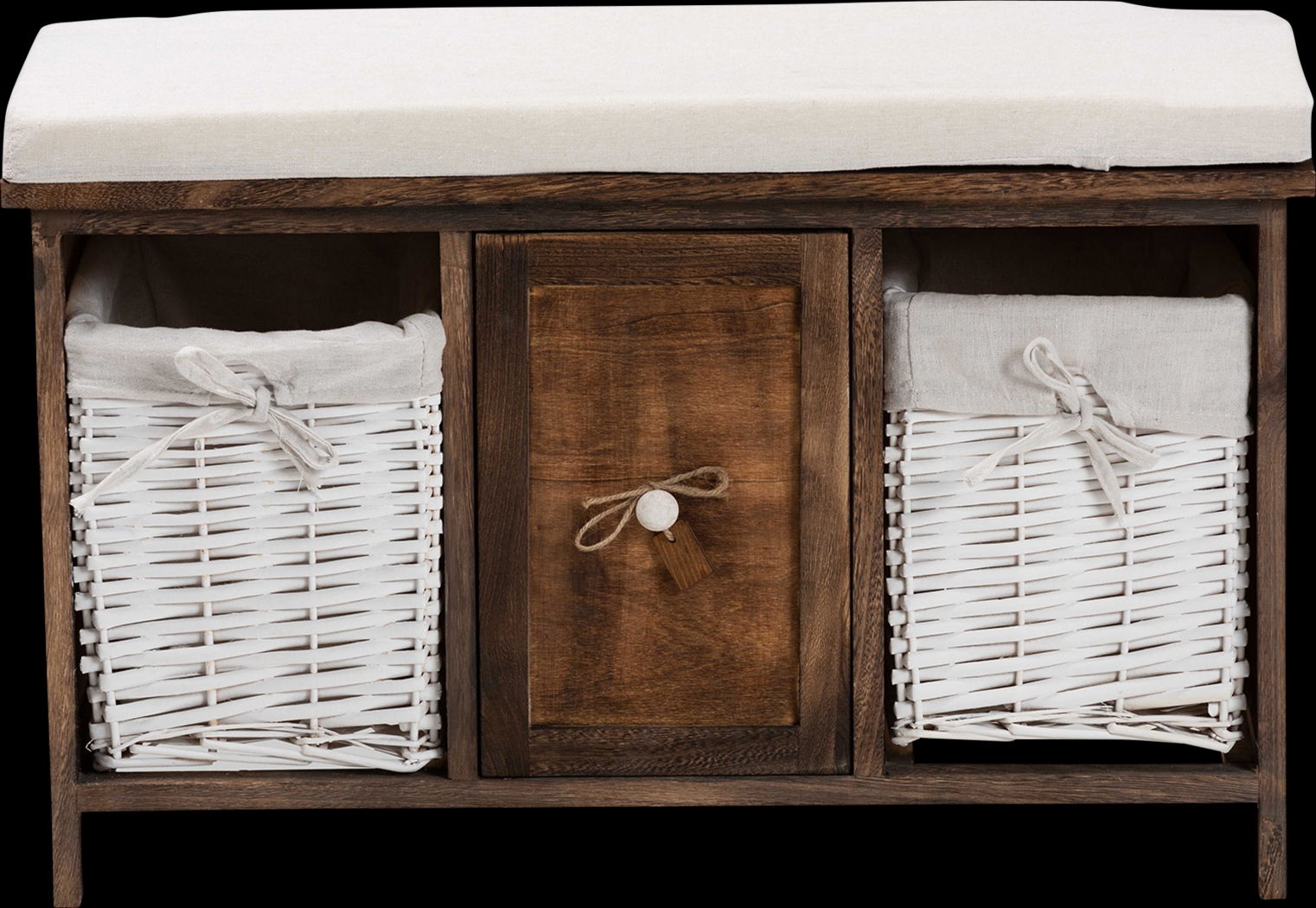 Allius Walnut Accent Bench - Thumbnail - Image 3