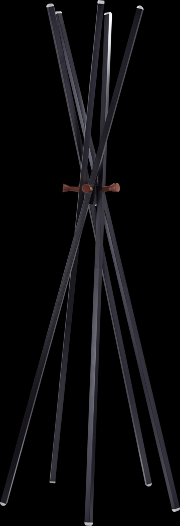 Allonby Black Coat Rack - Thumbnail - Image 2