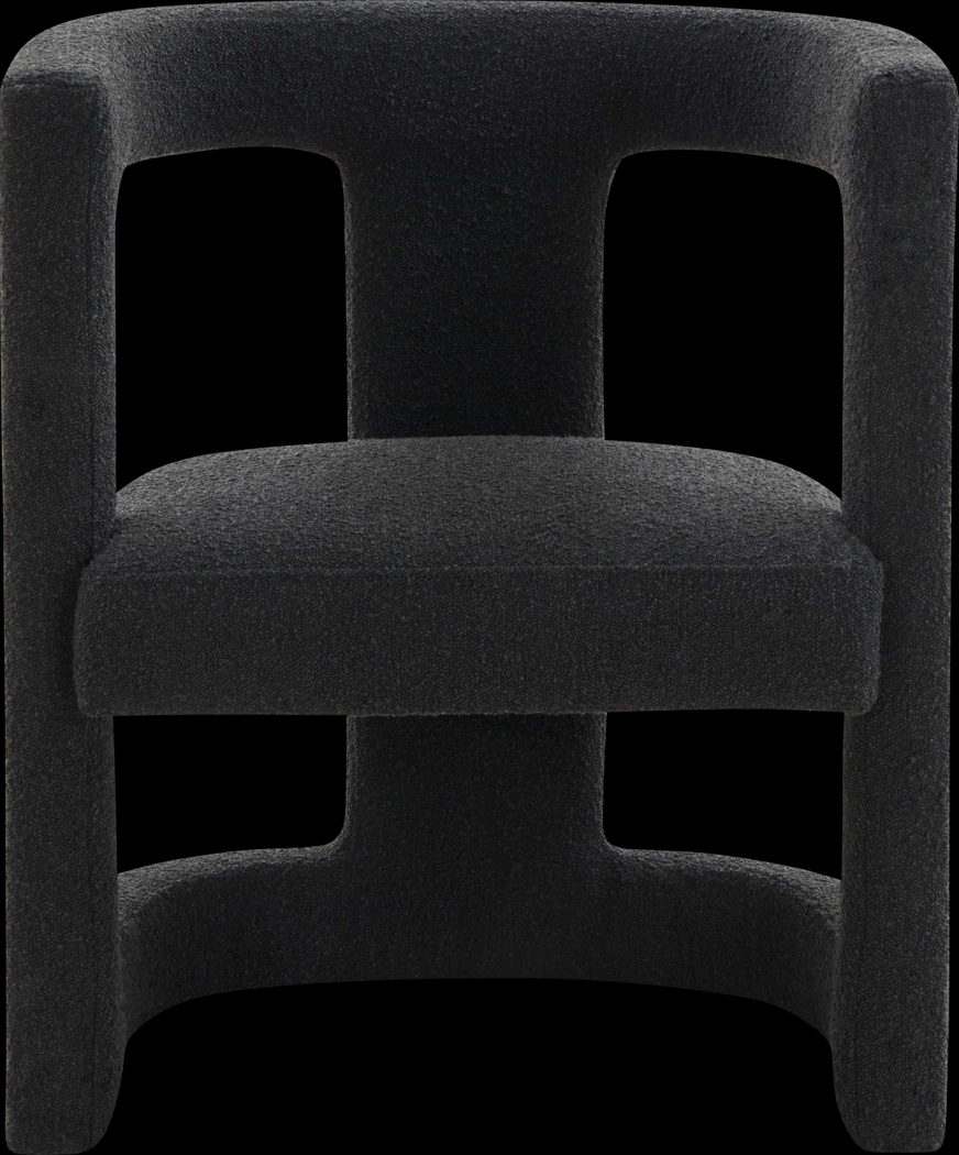 Allora Ann I Black Accent Chair - Thumbnail - Image 2