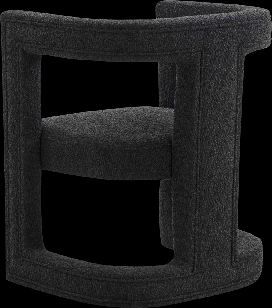 Allora Ann I Black Accent Chair - Thumbnail - Image 3