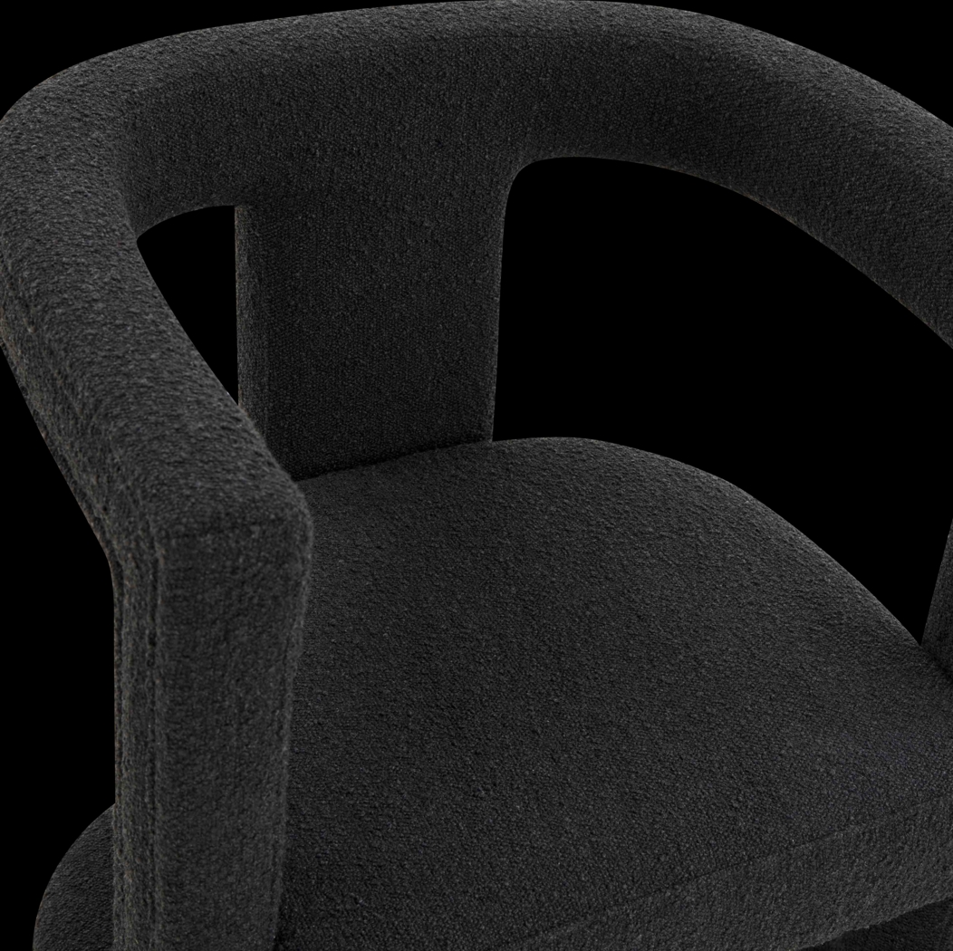 Allora Ann I Black Accent Chair - Thumbnail - Image 4