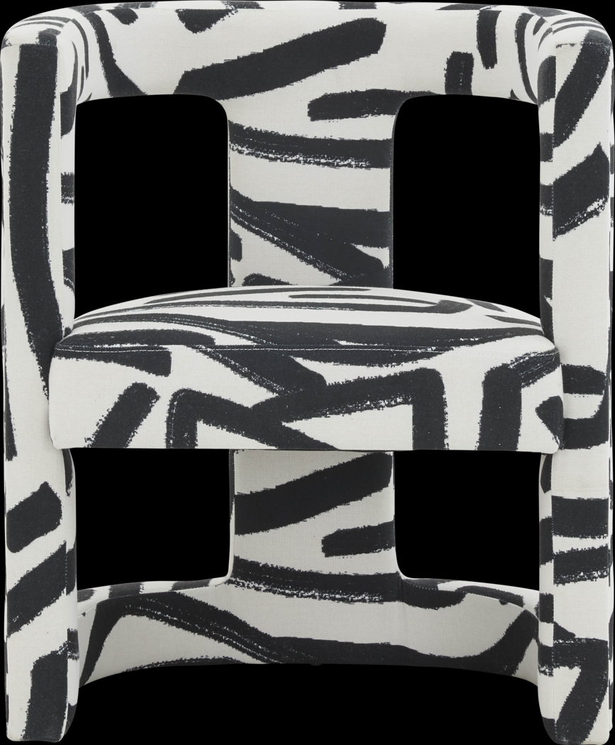 Allora Ann White Accent Chair - Thumbnail - Image 2