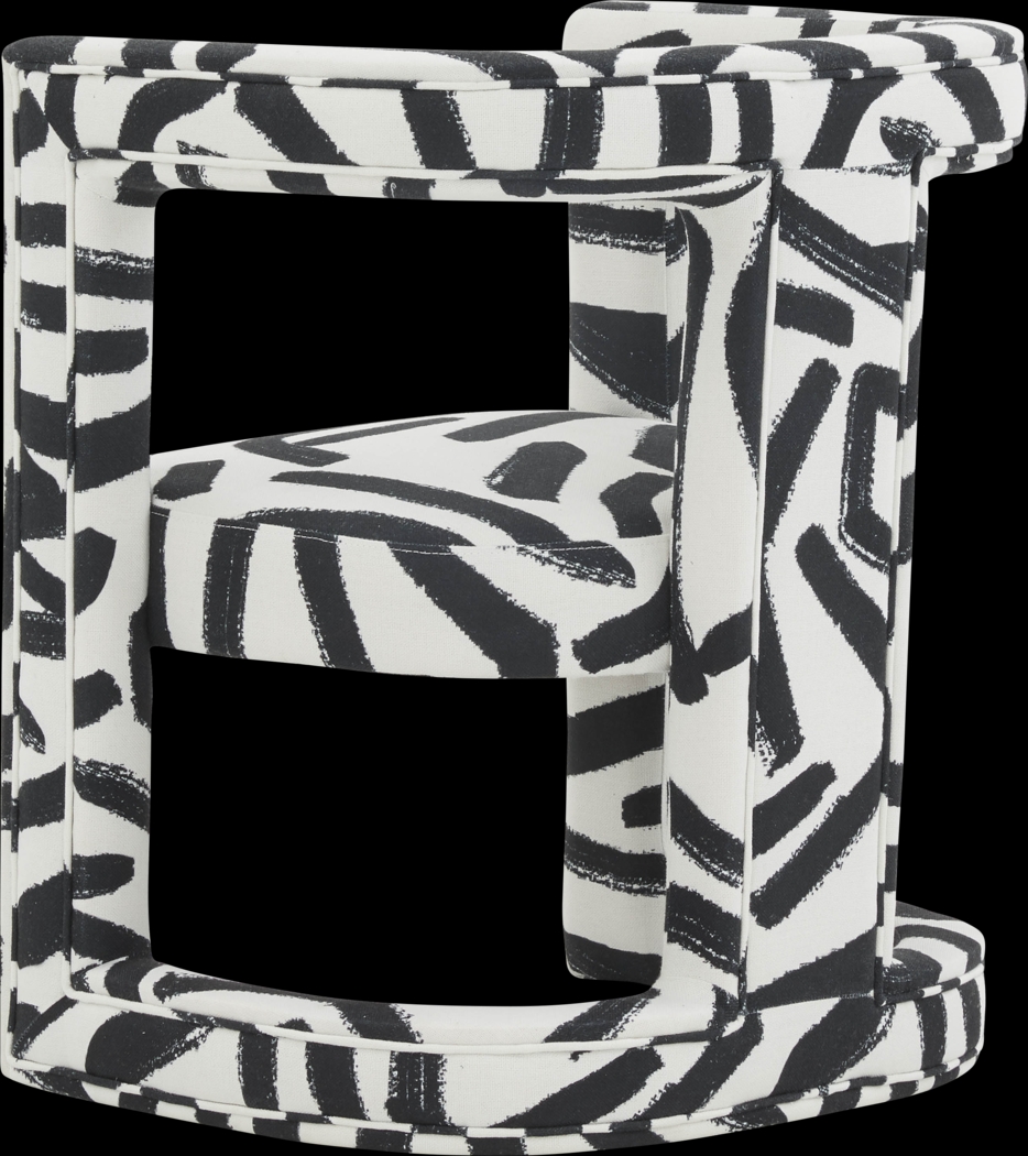 Allora Ann White Accent Chair - Thumbnail - Image 3