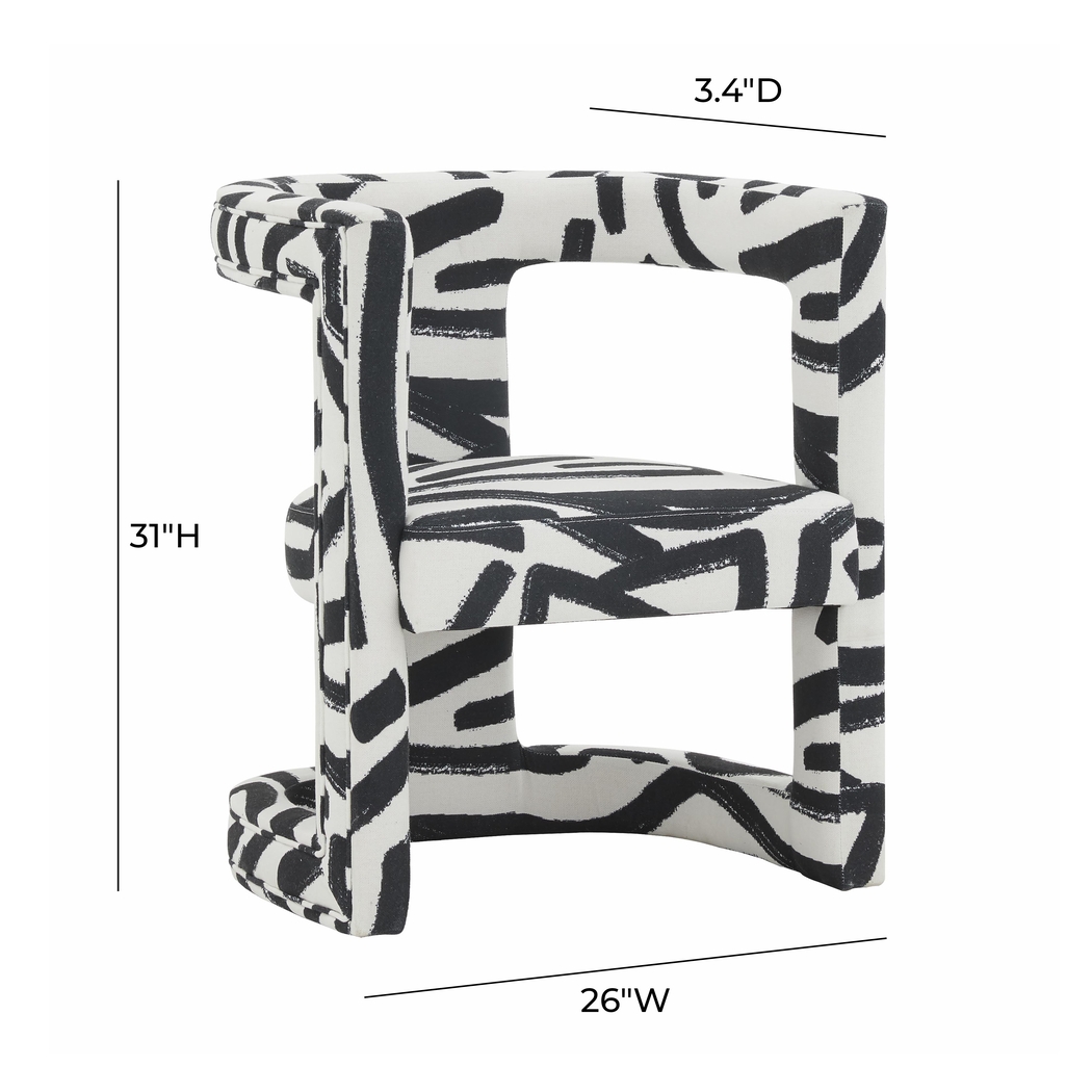 Allora Ann White Accent Chair - Thumbnail - Image 5