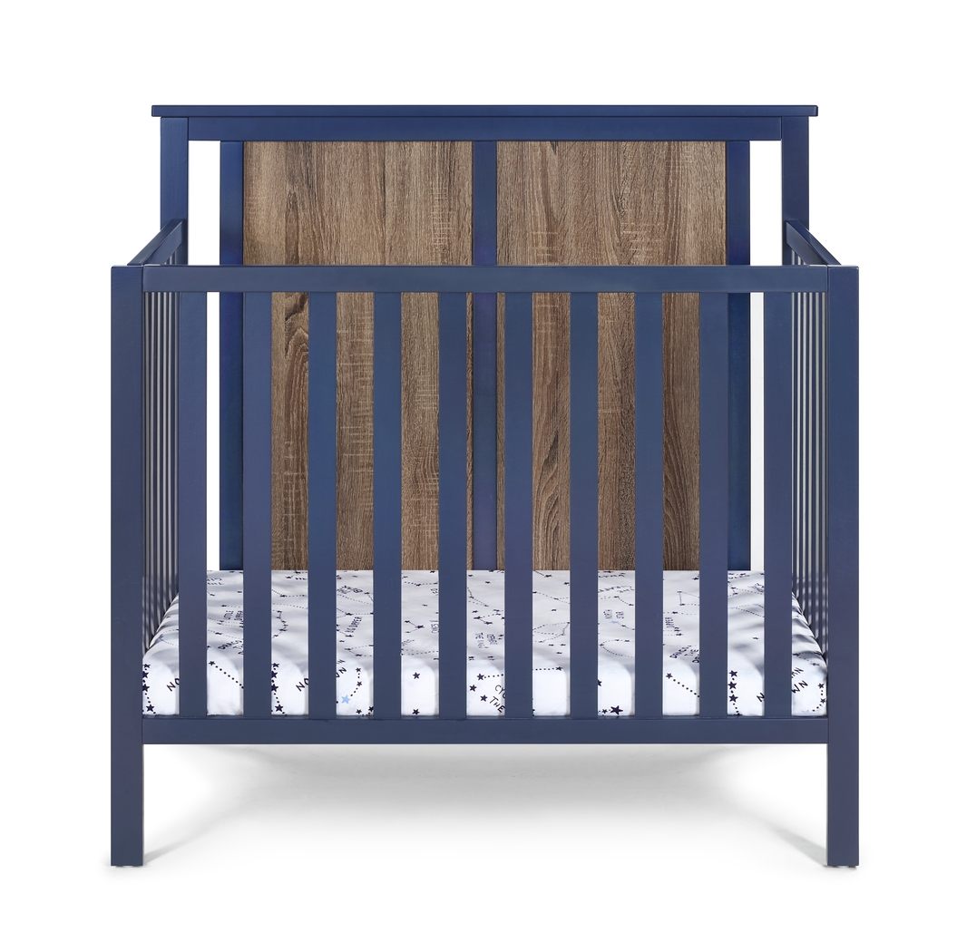 Kids Allsky Blue Crib with Mattress Pad - Thumbnail - Image 2