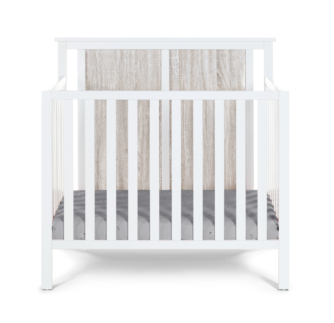 Kids Allsky White Crib with Mattress Pad - Thumbnail - Image 2