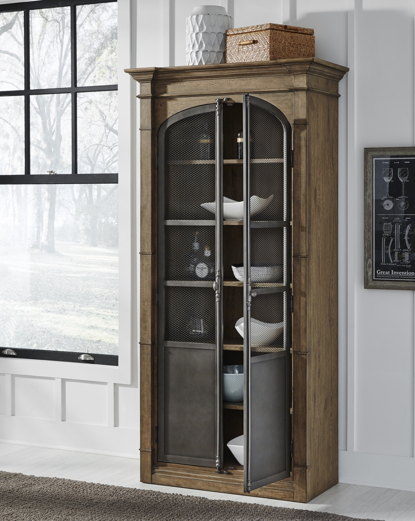 Allstone Brown Bar Cabinet - Thumbnail - Image 7
