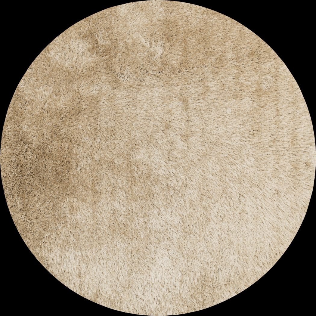 Allure Beige 8'2 Round Rug - Thumbnail - Image 1