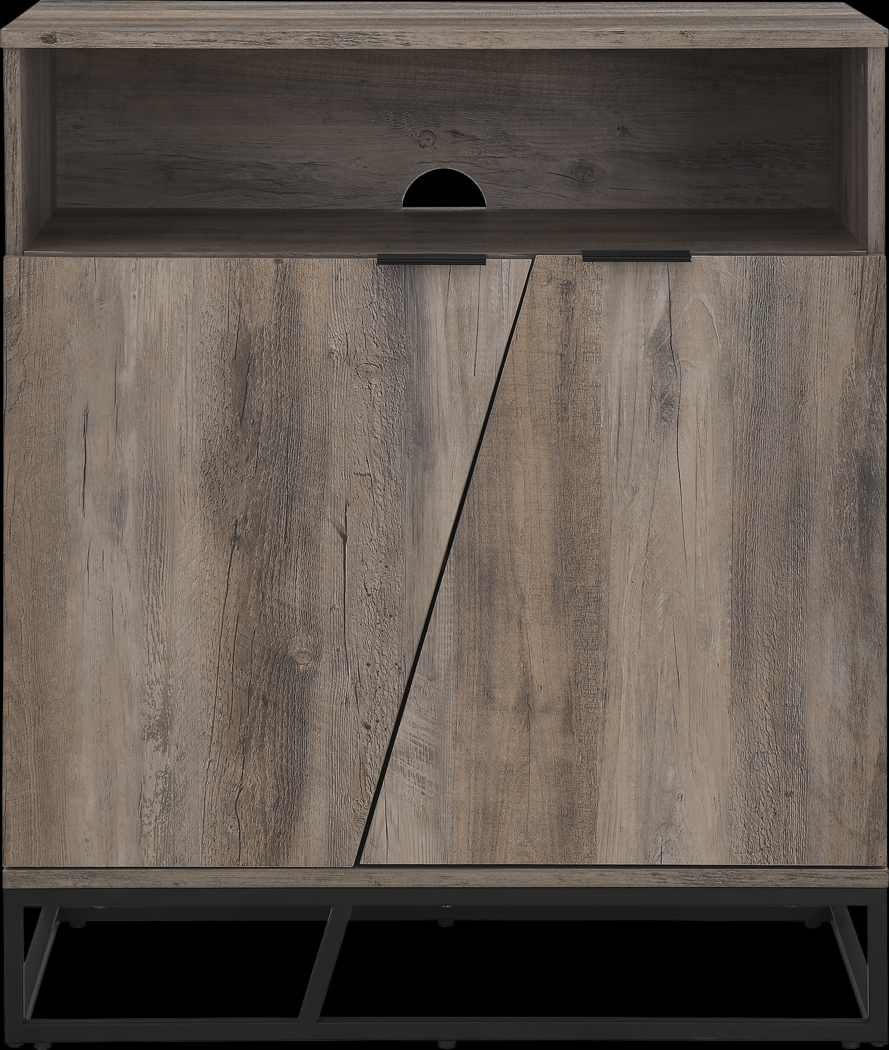 Allwood Gray Accent Cabinet - Thumbnail - Image 2