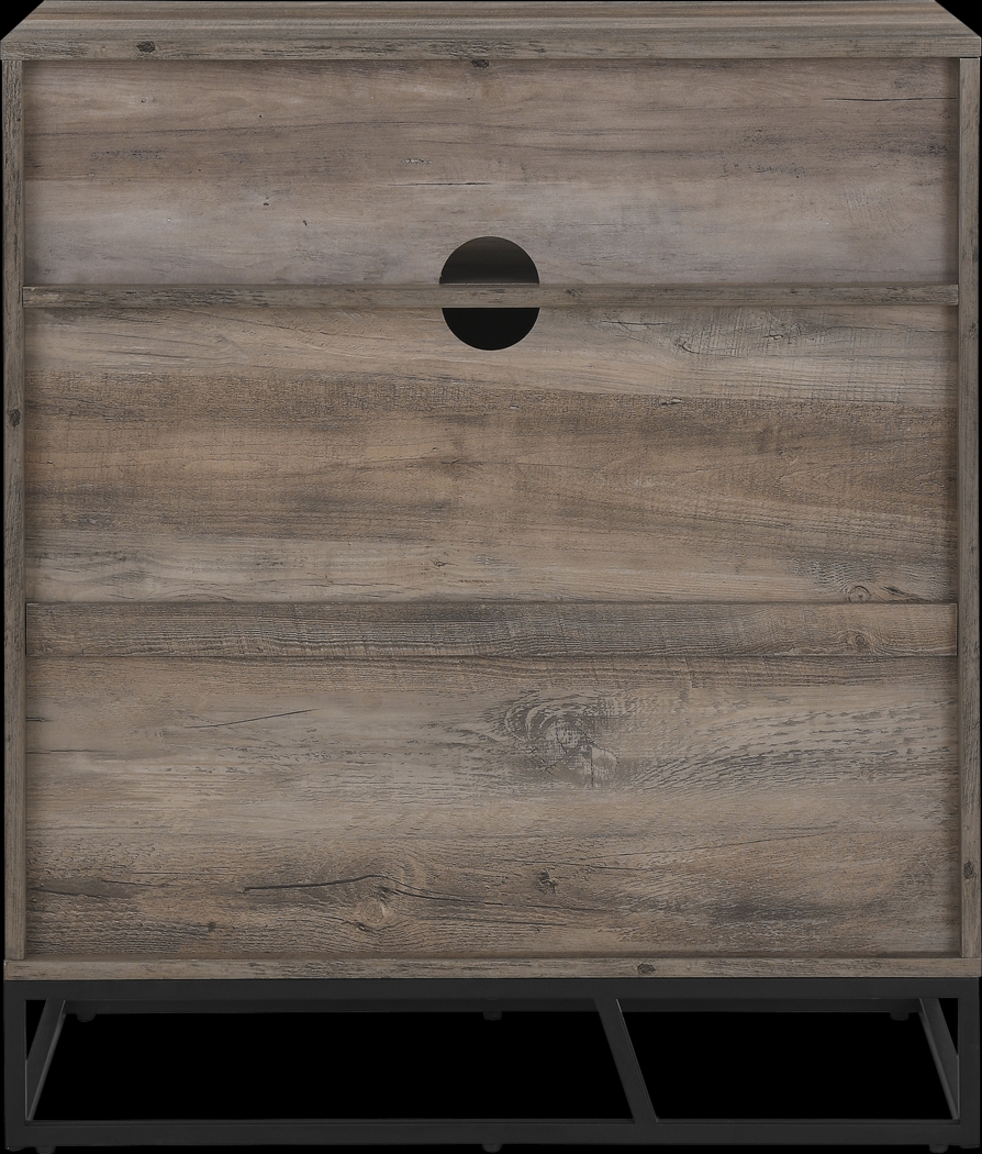 Allwood Gray Accent Cabinet - Thumbnail - Image 3