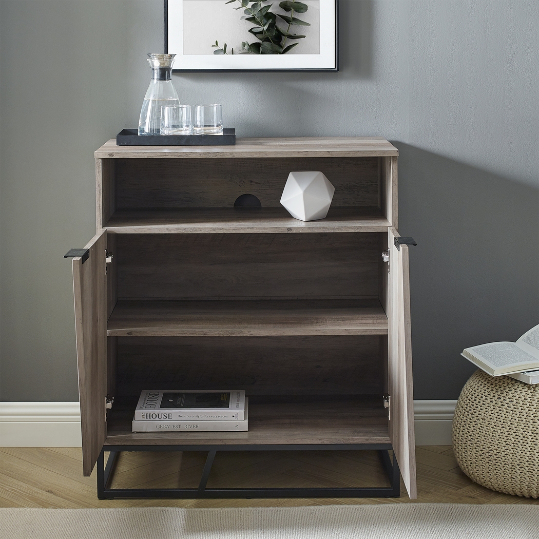 Allwood Gray Accent Cabinet - Thumbnail - Image 7