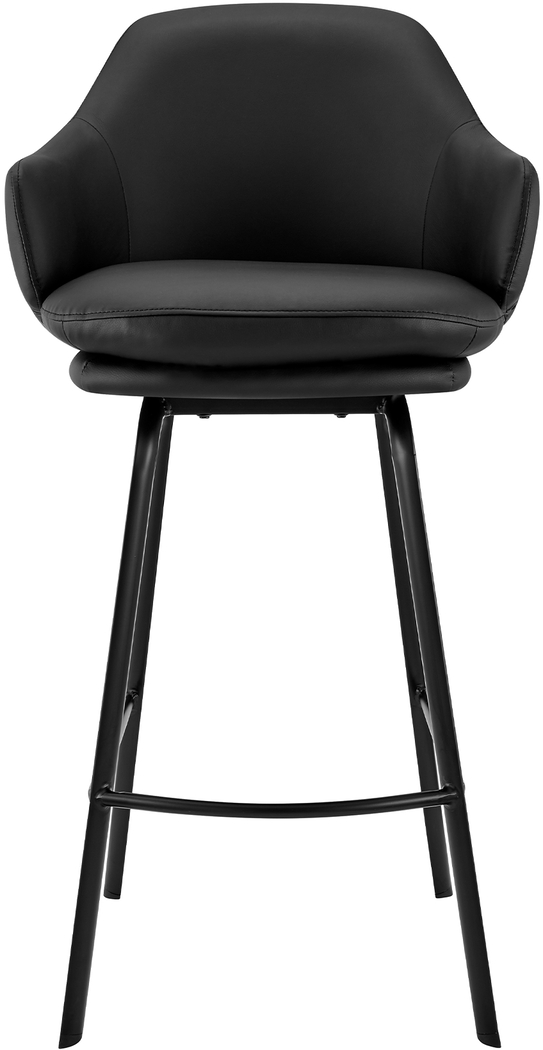 Allyan Black Counter Height Stool - Thumbnail - Image 2