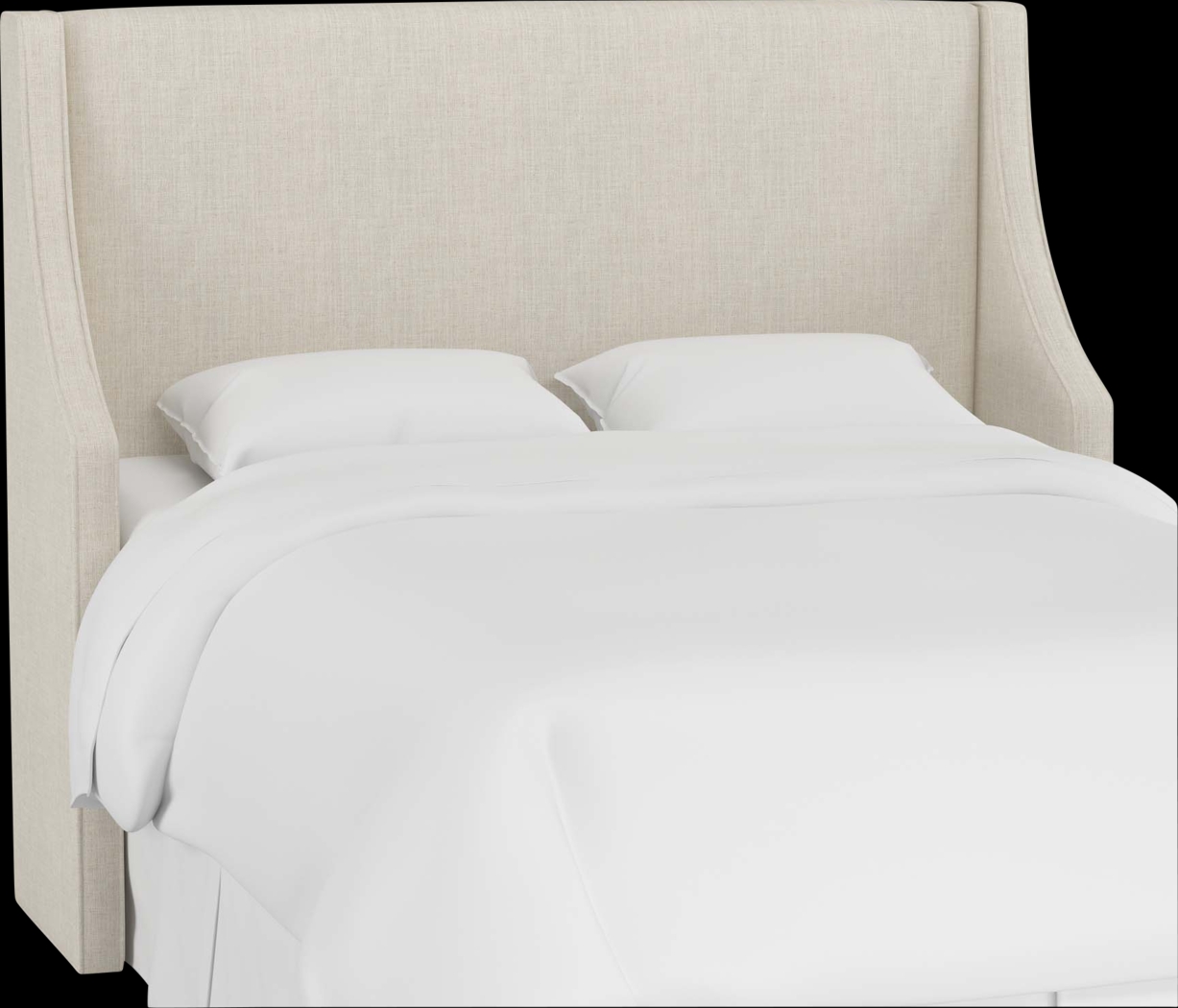 Allyena White California King Headboard - Thumbnail - Image 1