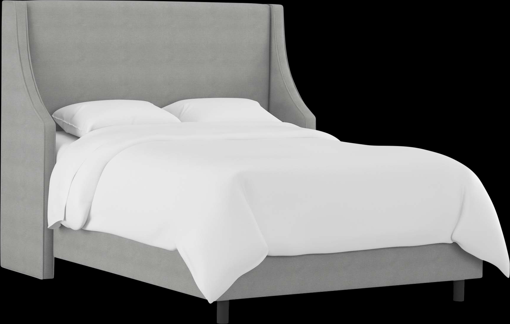 Allyena Gray King Bed - Thumbnail - Image 1