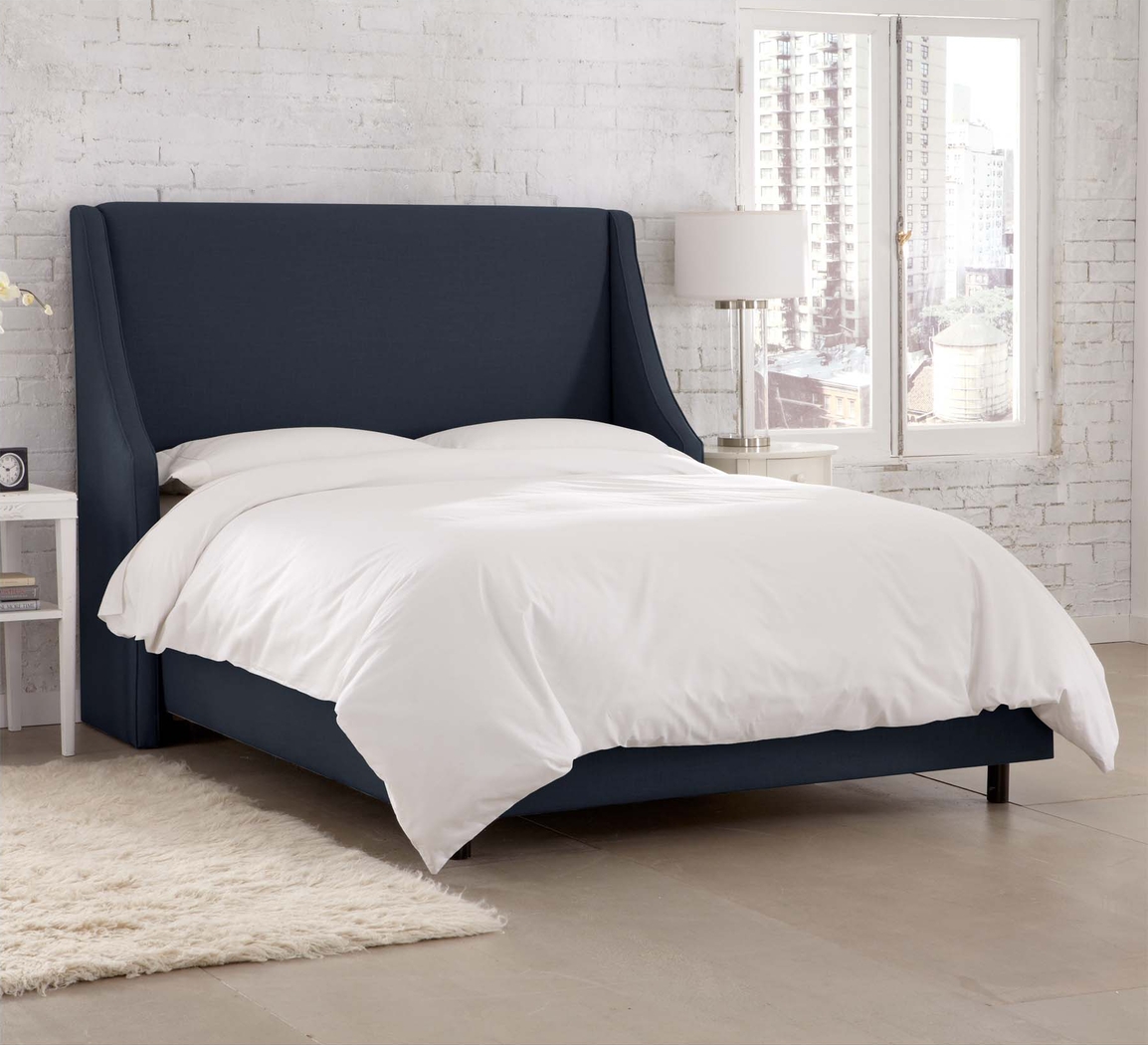 Allyena Navy King Bed - Thumbnail - Image 5
